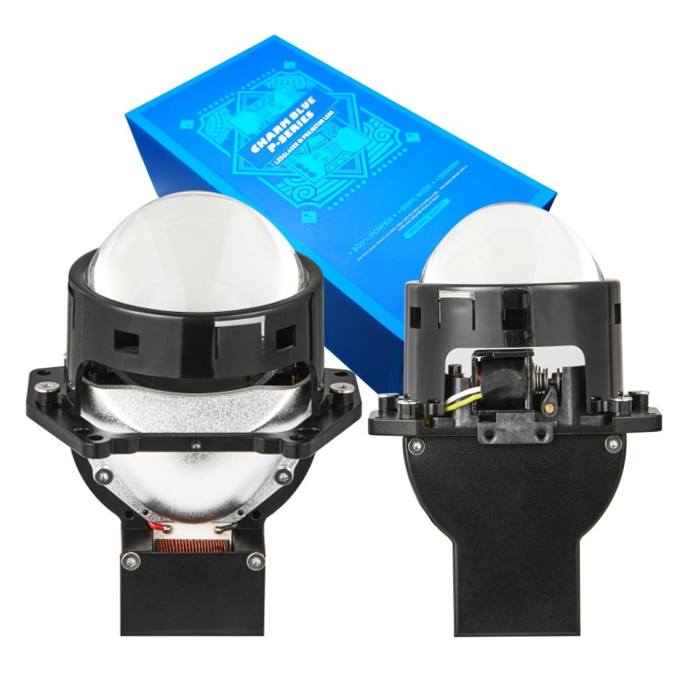12 Volt Mini Bi-led Projector Lamp Laser Truck Car Light Rhd 3 Inch Bi Led Projector Lens Headlight for Car